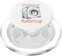 Sarcastico amante della musica Crank it up Buttercup PopSockets PopGrip per MagSafe