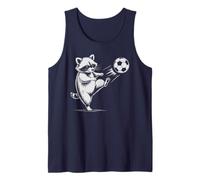 Sarcastico Calcio Raccoon Calcio Palla Coach papà Bambini Il Mio Gioco Canotta