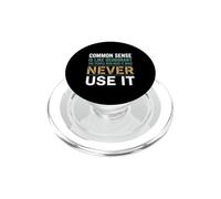 Sarcastico Common Sense Is Like Deodorante Citazione PopSockets PopGrip per MagSafe