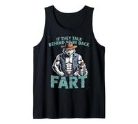 Sarcastico Cowboy Lupo Che Dice Se Parlano Scoreggia Donne Uomini Canotta