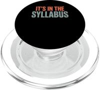 Sarcastico dicendo che è nello scherzo scolastico Syllabus Donne Uomini PopSockets PopGrip per MagSafe