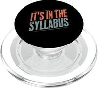 Sarcastico dicendo che è nello scherzo scolastico Syllabus Donne Uomini PopSockets PopGrip per MagSafe