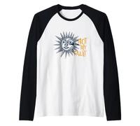 Sarcastico Dire Non è Colpa mia con Artsy Sun Maglia con Maniche Raglan