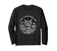 Sarcastico Dire Rabbia consuma Gattino Divertente Maglia a Manica
