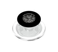 Sarcastico dire rabbia consuma gattino divertente PopSockets PopGrip per MagSafe