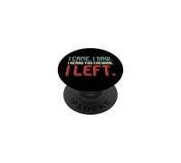 Sarcastico dire sarcasmo I Came I Saw I Heard You Chewing PopSockets PopGrip Adesivo