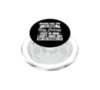 Sarcastico dire sarcasmo prima di provare a ferire i miei sentimenti PopSockets PopGrip per MagSafe
