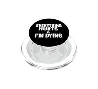 Sarcastico dire tutto fa male morire divertente PopSockets PopGrip per MagSafe