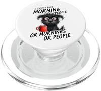 Sarcastico - Divertente Cane - Sassy - Non Mi Piace Mattina, Persone PopSockets PopGrip per MagSafe