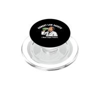 Sarcastico divertente detto dimentica la sicurezza del laboratorio vuole super poteri PopSockets PopGrip per MagSafe