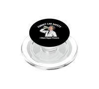 Sarcastico divertente detto dimentica la sicurezza del laboratorio vuole super poteri PopSockets PopGrip per MagSafe