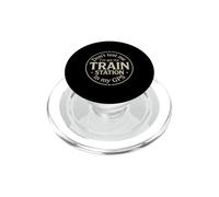 Sarcastico divertente dicendo Don Ottenuto La Stazione Ferroviaria Il mio GPS PopSockets PopGrip per MagSafe