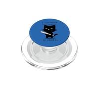 Sarcastico gatto pipistrello non potrei mai ferire nessuno PopSockets PopGrip per MagSafe