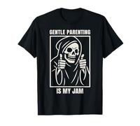 Sarcastico Gentile Genitorialità È Il Mio Jam Stanco Scheletro Mamma papà Maglietta