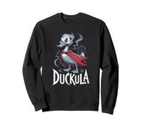 Sarcastico Halloween Conte DUCKULA Fattoria Anatra Horror Pollo Felpa