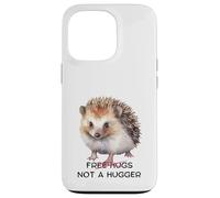 Sarcastico Hedgehog No Hugs Not a Hugger Spikey Animal donne Custodia per iPhone 13 Pro