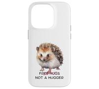 Sarcastico Hedgehog No Hugs Not a Hugger Spikey Animal donne Custodia per iPhone 14 Pro