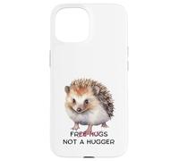 Sarcastico Hedgehog No Hugs Not a Hugger Spikey Animal donne Custodia per iPhone 15