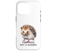 Sarcastico Hedgehog No Hugs Not a Hugger Spikey Animal donne Custodia per iPhone 16 Pro