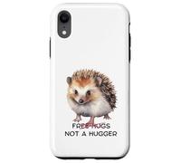 Sarcastico Hedgehog No Hugs Not a Hugger Spikey Animal donne Custodia per iPhone XR
