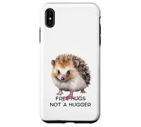 Sarcastico Hedgehog No Hugs Not a Hugger Spikey Animal donne Custodia per iPhone XS Max