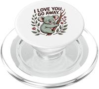 Sarcastico Koala I Love You Go Away Divertente Introvert Mamma PopSockets PopGrip per MagSafe