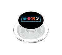 Sarcastico lupo alieno castello arpa dicendo divertente PopSockets PopGrip per MagSafe
