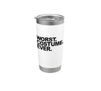 Sarcastico pigro Halloween peggiore costume di sempre Bicchiere termico in acciaio inox doppia parete