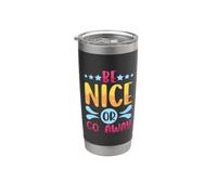 Sarcastico Sii gentile o vai via Sarcasmo Gentilezza Bicchiere termico in acciaio inox doppia parete