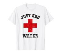 Sarcastico Solo Aggiungere Acqua Beach Camp Bagnini Nuotata Viaggio Maglietta