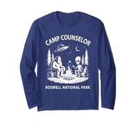 Sarcastico Summer Camp CONSULENTE Parco Nazionale Alieno Roswell Maglia a Manica