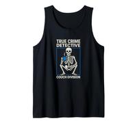 Sarcastico True Crime Detective Couch Division Dicendo Canotta