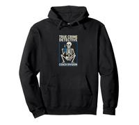 Sarcastico True Crime Detective Couch Division Dicendo Felpa con Cappuccio