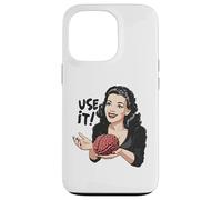 Sarcastico Vintage Usa Il Tuo Cervello Custodia per iPhone 13 Pro