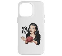 Sarcastico Vintage Usa Il Tuo Cervello Custodia per iPhone 14 Pro Max