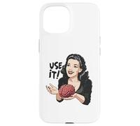 Sarcastico Vintage Usa Il Tuo Cervello Custodia per iPhone 15