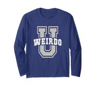 Sarcastico Weirdo University Stay Strana Alumni School It's Maglia a Manica