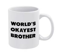Sarcastischer Bruder - Tazza da caffè in ceramica, 330 ml, auto-ironia | Tazza in ceramica da 330 ml con scritta "Sarcasmo" per fratelli e per tutti i giorni.