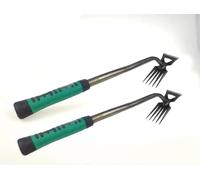 Sarchiatore attrezzo per rimuovere le erbacce, sarchiatore manuale in acciaio inossidabile, attrezzo migliorato per rimuovere le erbacce, attrezzo per rimuovere le erbacce con manico (36x10x4,5cm)