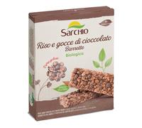 Sarchio Barretta Riso e Gocce di Cioccolato bio, senza glutine