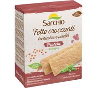 sarchio fette croccanti protein lenticchie e piselli 120 g