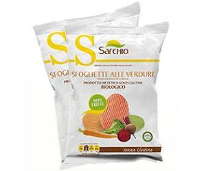 Sarchio Snack Sfogliette Alle Verdure Senza Glutine 55 g
