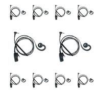 Sarcia Auricolare a forma di C a 1 pin da 2,5 mm con microfono PTT compatibile con Motorola Talkabout T100 T200 T200TP T600 T460 T472 T465 T260 T800 T802 T265 MT350R MS350R MR350R MR350R Radio