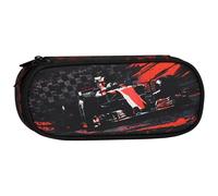 sarcia.eu Astuccio scolastico a scomparti, a forma di ovale, per ragazzi (Auto da corsa, 22x10x5cm)