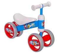 sarcia.eu Bicicletta senza pedali a 4 ruote, leggera, in metallo, prima bicicletta, girello 1+ (Marvel Spidey blu)