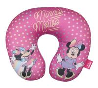 sarcia.eu Cuscino da viaggio, cuscino cervicale per aereo, poggiatesta per auto 26x30cm (Minnie Mouse)