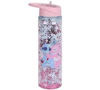 sarcia.eu DISNEY Stitch Borraccia con beccuccio e manico, borraccia trasparente con cannuccia 550 ml (DISNEY Stitch)