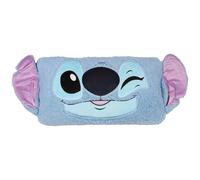 sarcia.eu DISNEY Stitch Cuscino con orecchie 3D, decorativo, per camera da letto, SHERPA 27x45 cm, OEKO-TEX (Stitch)