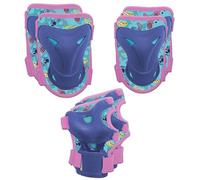 sarcia.eu DISNEY Stitch PROTEZIONI per bambini per biciclette, monopattini - SET ginocchia, gomiti, polsi (C)