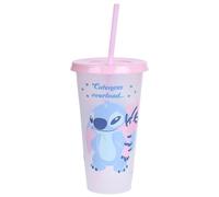 sarcia.eu DISNEY Stitch Tazza per bevande fredde con cannuccia, tazza da viaggio 700ml (DISNEY Stitch)